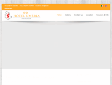 Tablet Screenshot of hotel-umbria.com